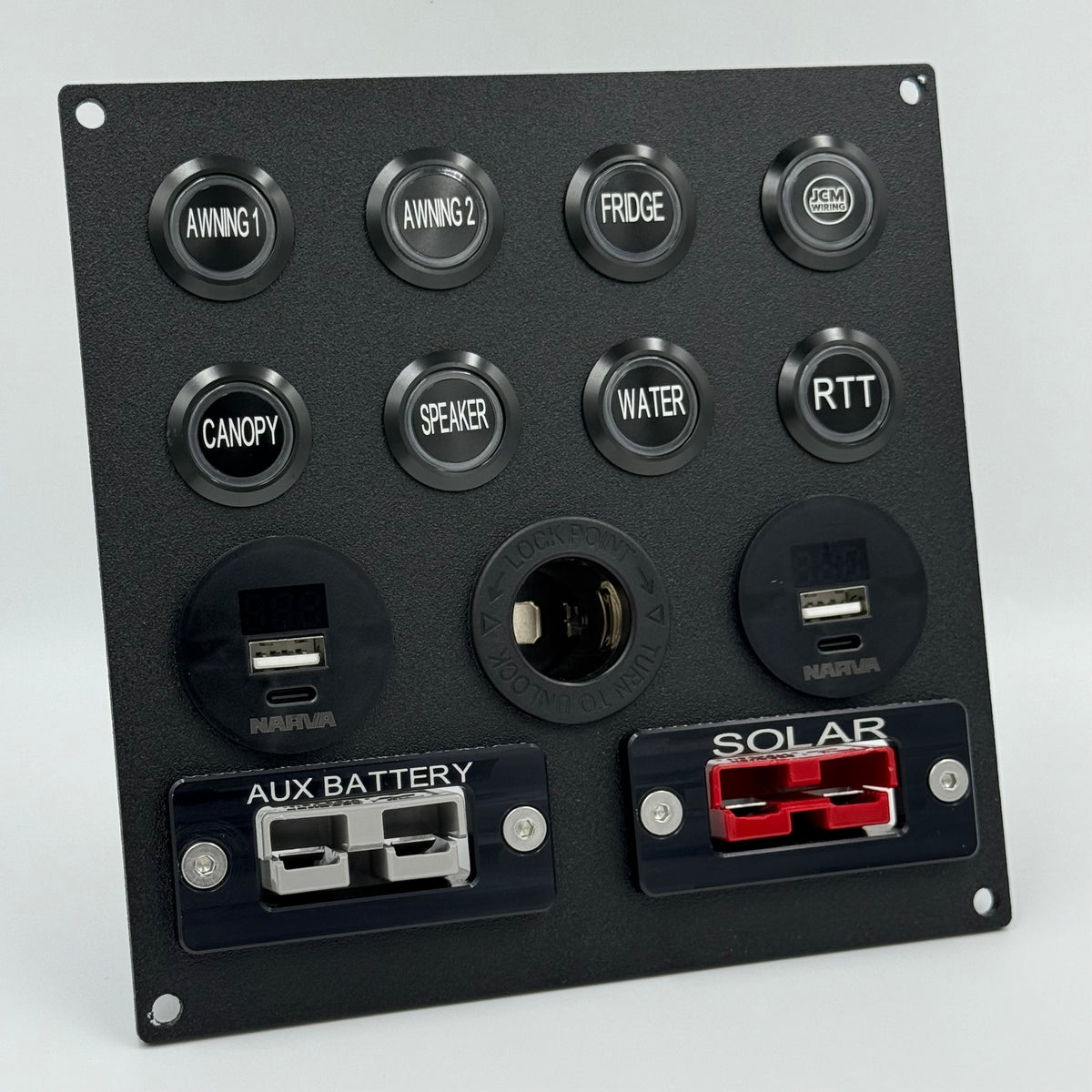 Eight Push Button - Power/Switch Panel – Outracked Systems